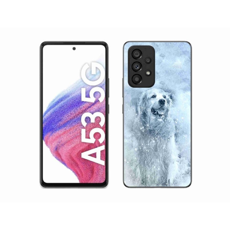Gelový obal mmCase na mobil Samsung Galaxy A53 5G - retrívr