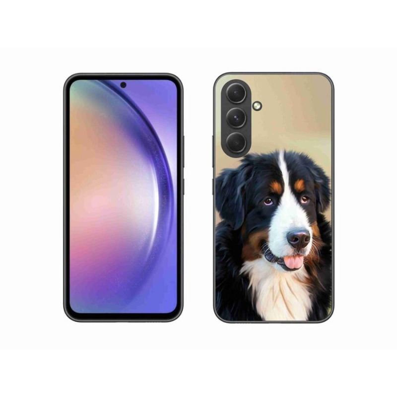 Gelový obal mmCase na mobil Samsung Galaxy A54 5G - bernský salašnický pes