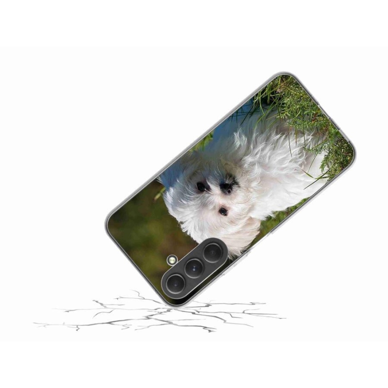 Gelový obal mmCase na mobil Samsung Galaxy A54 5G - bišonek