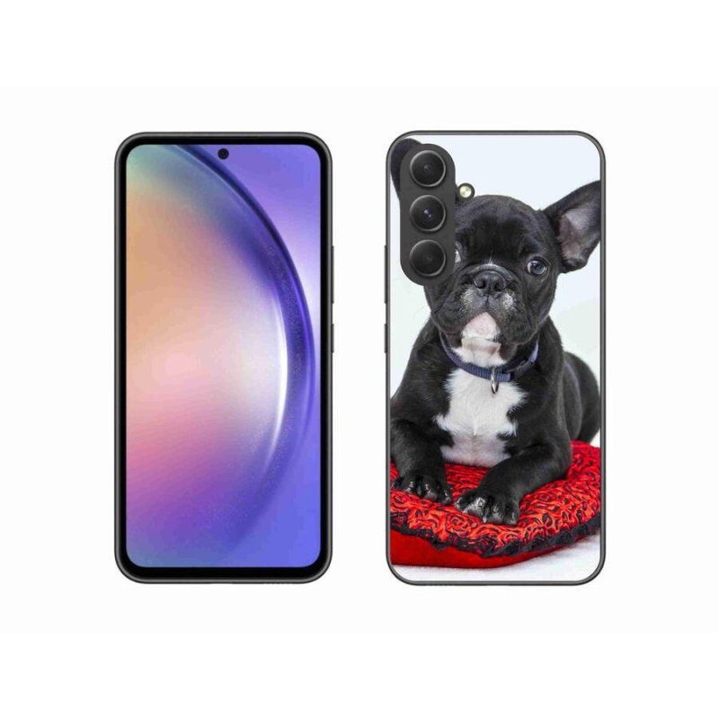 Gelový obal mmCase na mobil Samsung Galaxy A54 5G - buldok