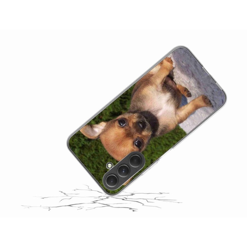 Gelový obal mmCase na mobil Samsung Galaxy A54 5G - čivava 3
