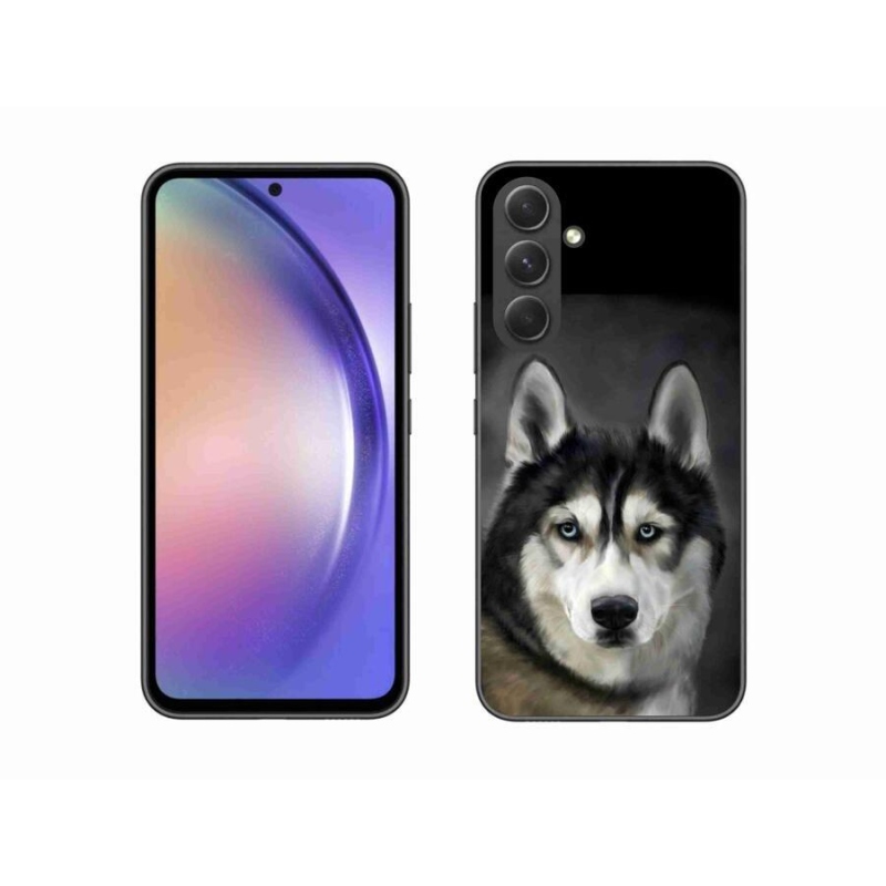 Gelový obal mmCase na mobil Samsung Galaxy A54 5G - husky