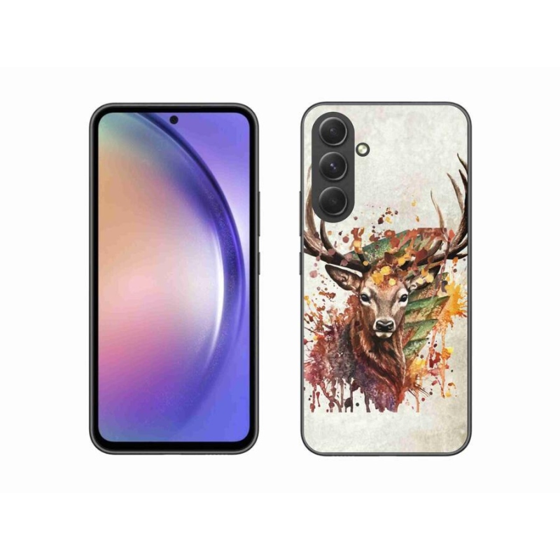 Gelový obal mmCase na mobil Samsung Galaxy A54 5G - jelen 1