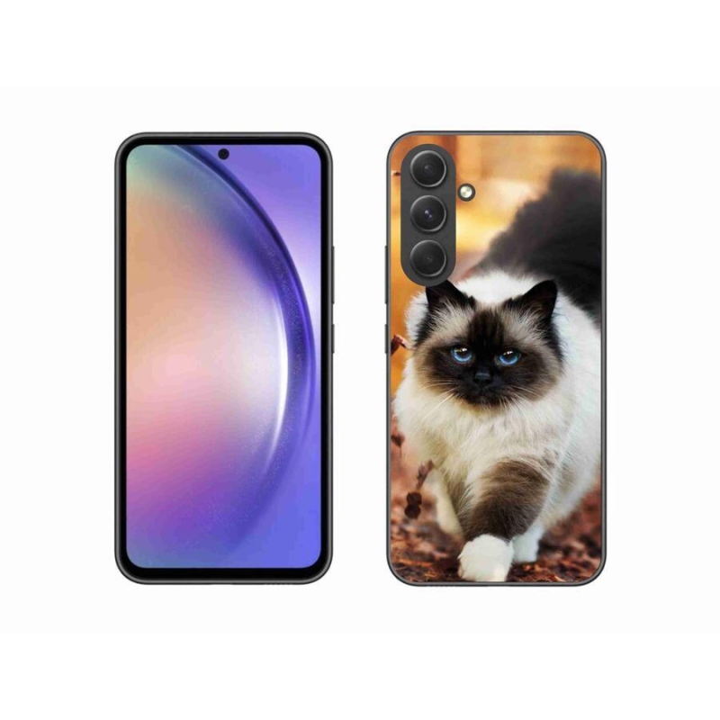 Gelový obal mmCase na mobil Samsung Galaxy A54 5G - kočka