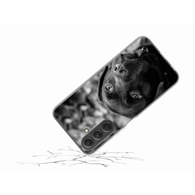 Gelový obal mmCase na mobil Samsung Galaxy A54 5G - labrador