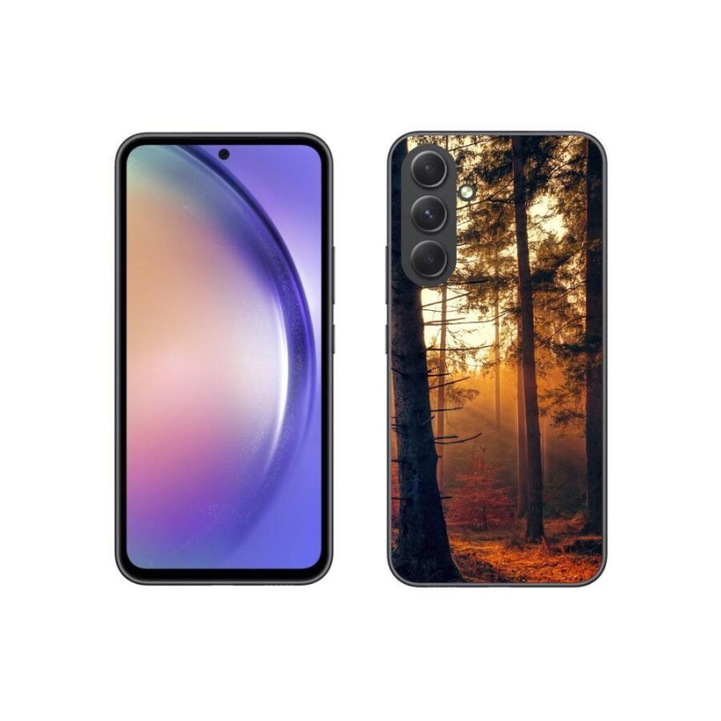 Gelový obal mmCase na mobil Samsung Galaxy A54 5G - les
