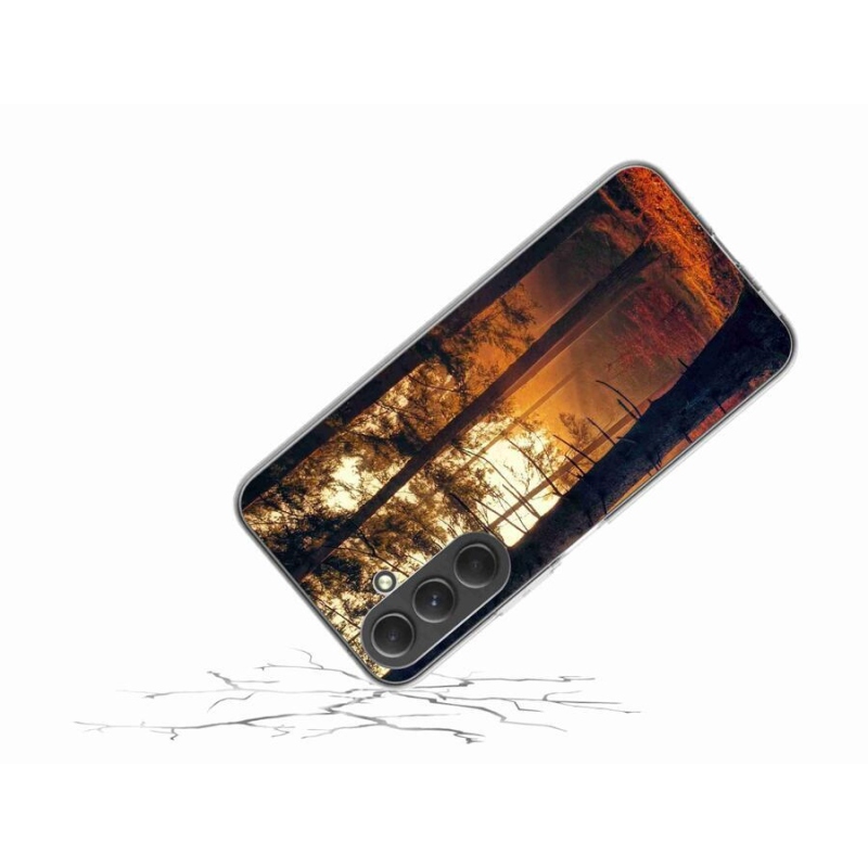 Gelový obal mmCase na mobil Samsung Galaxy A54 5G - les