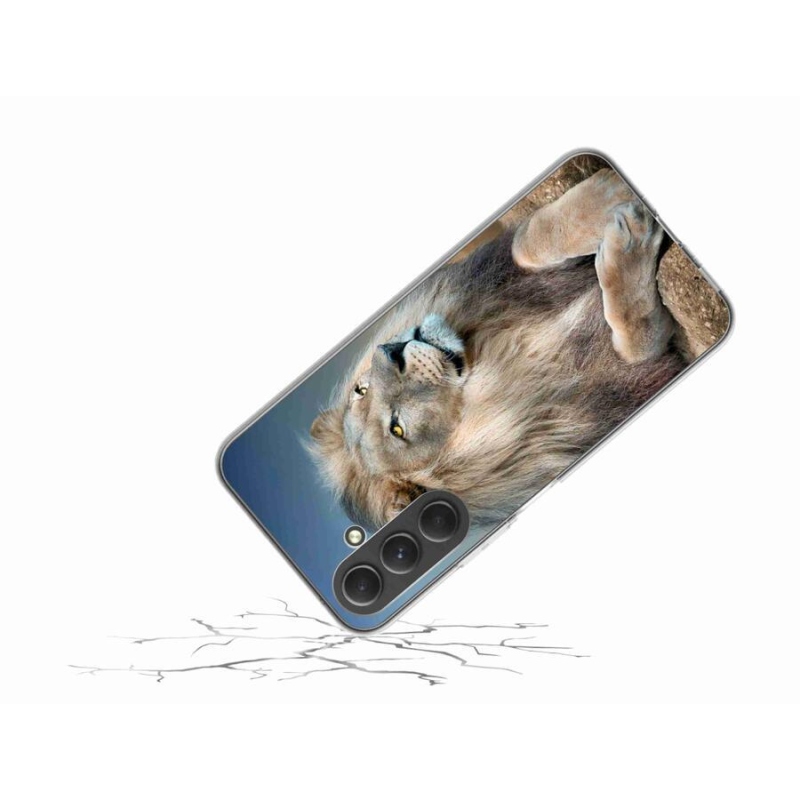 Gelový obal mmCase na mobil Samsung Galaxy A54 5G - lev 1