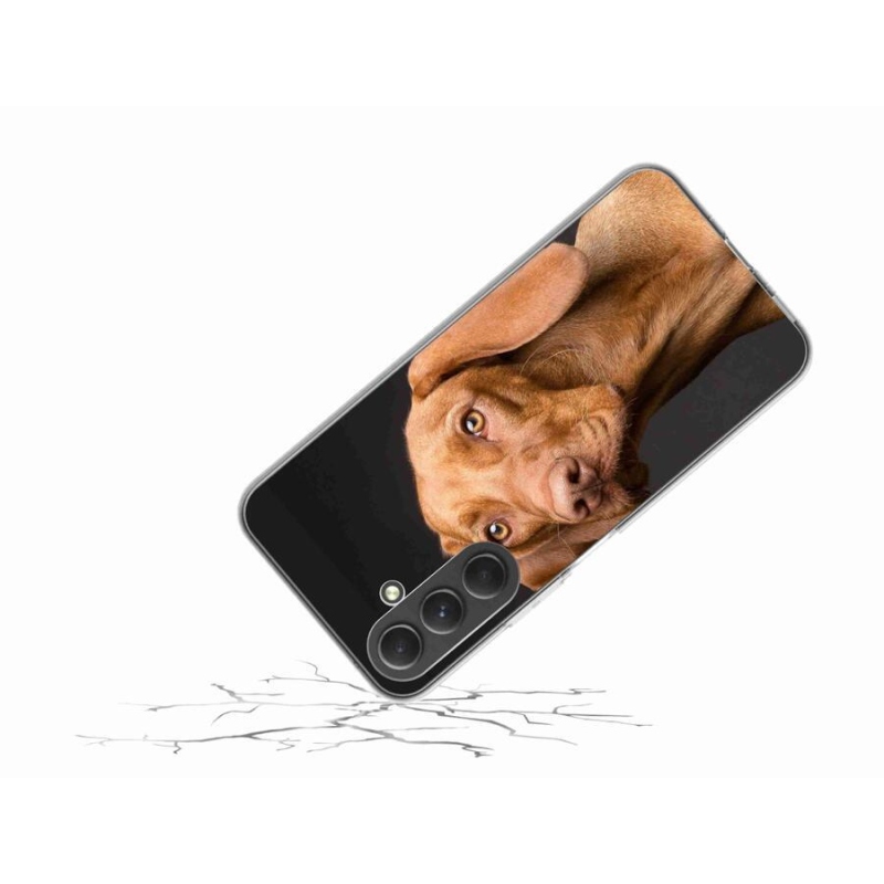Gelový obal mmCase na mobil Samsung Galaxy A54 5G - maďarský ohař
