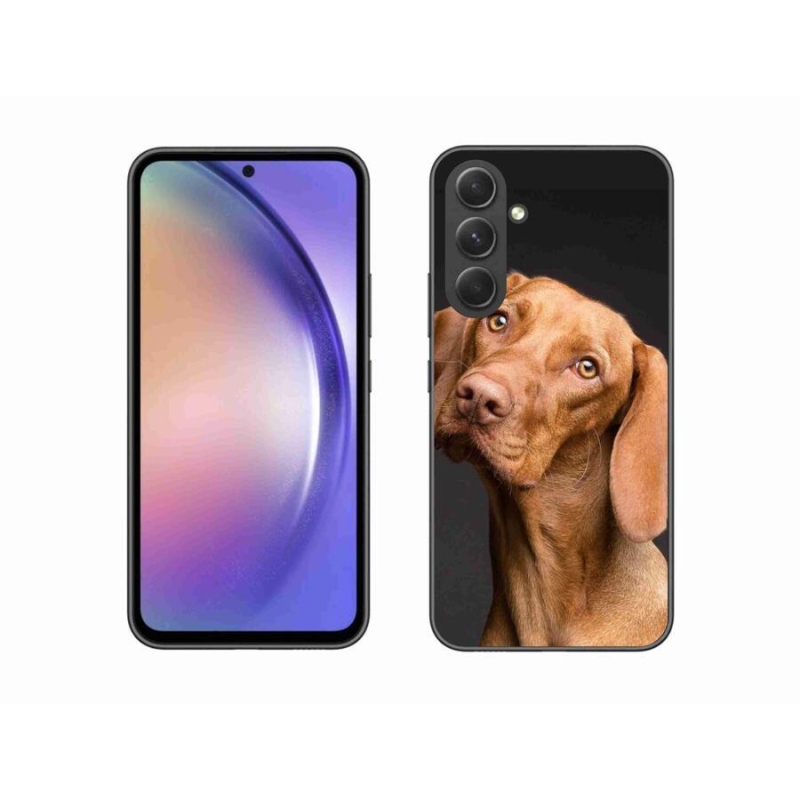 Gelový obal mmCase na mobil Samsung Galaxy A54 5G - maďarský ohař