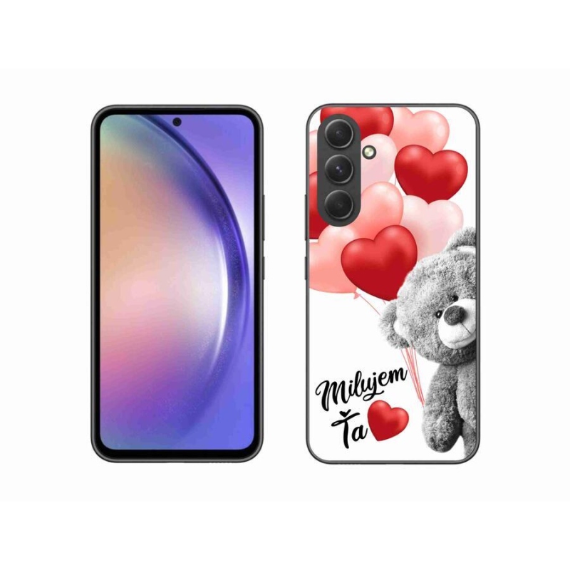 Gelový obal mmCase na mobil Samsung Galaxy A54 5G - milujem Ťa sk