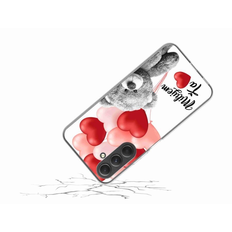 Gelový obal mmCase na mobil Samsung Galaxy A54 5G - milujem Ťa sk