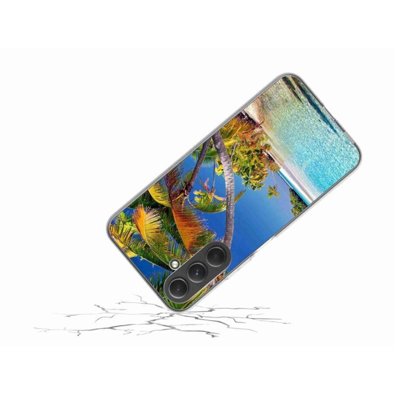 Gelový obal mmCase na mobil Samsung Galaxy A54 5G - mořská pláž