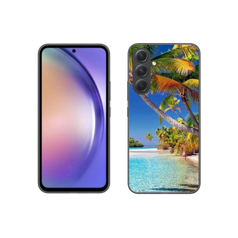 Gelový obal mmCase na mobil Samsung Galaxy A54 5G - mořská pláž