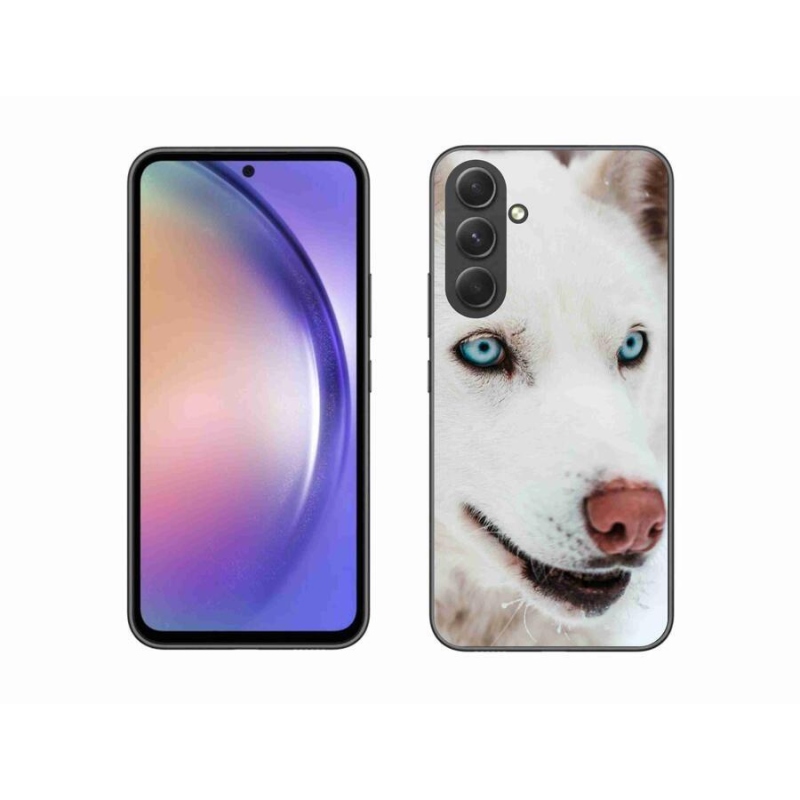 Gelový obal mmCase na mobil Samsung Galaxy A54 5G - psí pohled