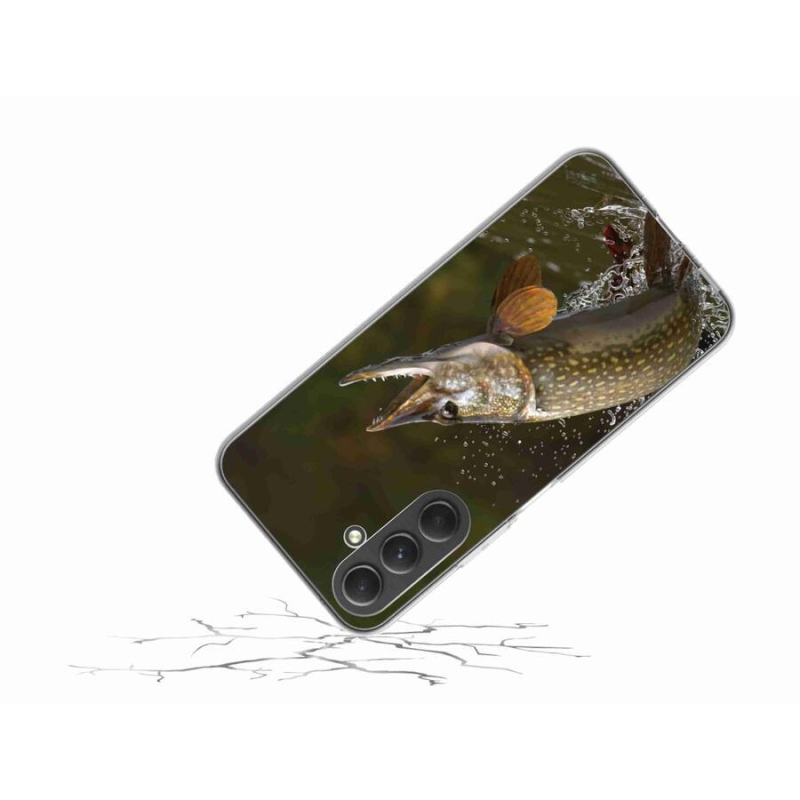 Gelový obal mmCase na mobil Samsung Galaxy A54 5G - štika