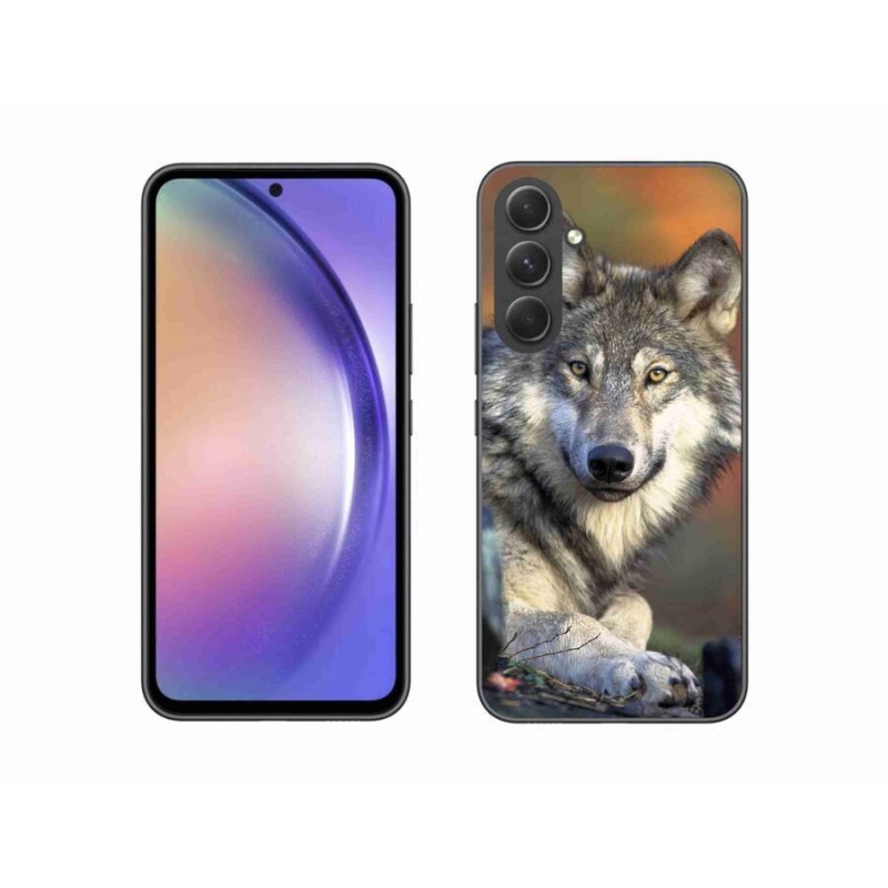 Gelový obal mmCase na mobil Samsung Galaxy A54 5G - vlk