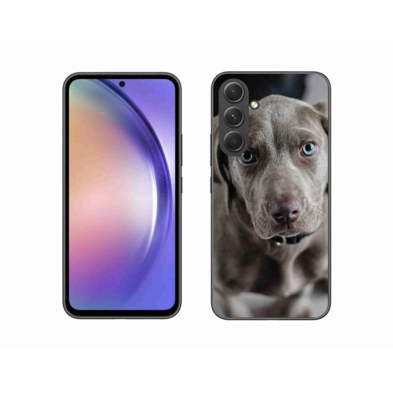 Gelový obal mmCase na mobil Samsung Galaxy A54 5G - výmarský ohař