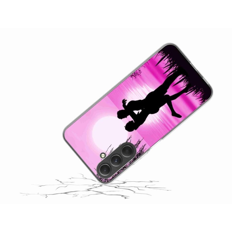 Gelový obal mmCase na mobil Samsung Galaxy A54 5G - západ slunce