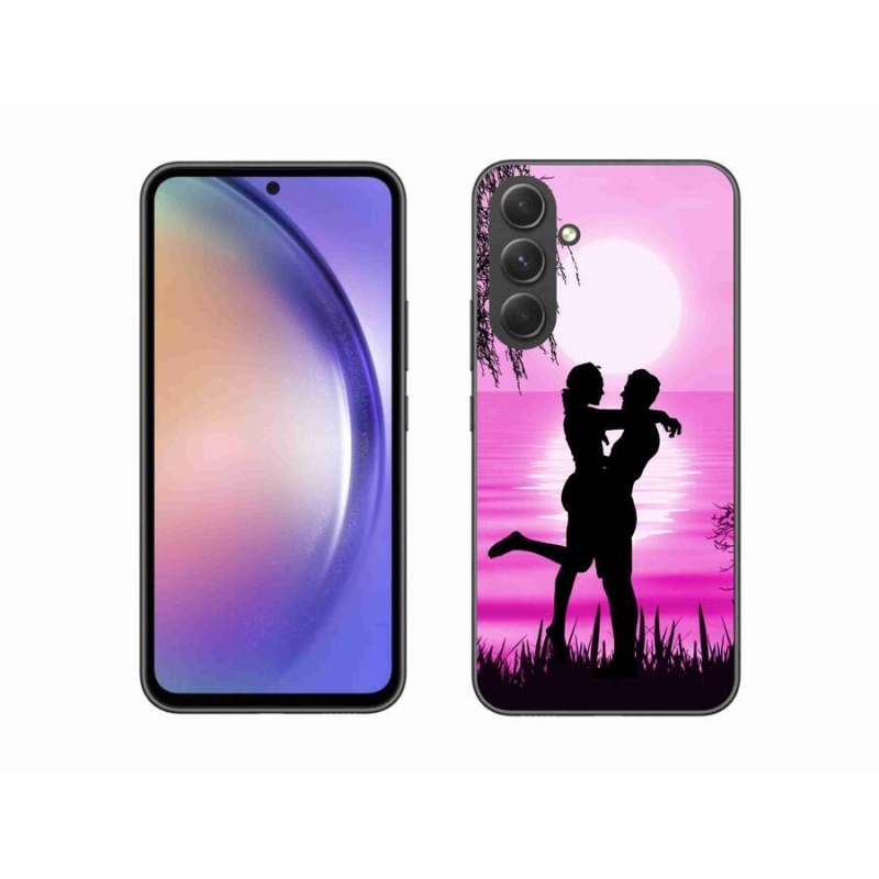 Gelový obal mmCase na mobil Samsung Galaxy A54 5G - západ slunce
