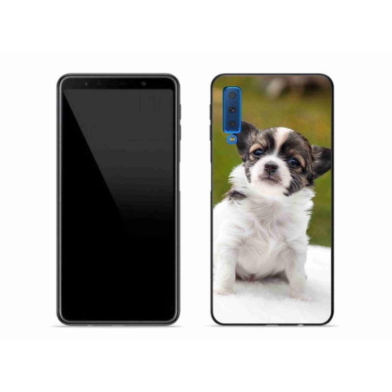 Gelový obal mmCase na mobil Samsung Galaxy A7 (2018) - čivava 4