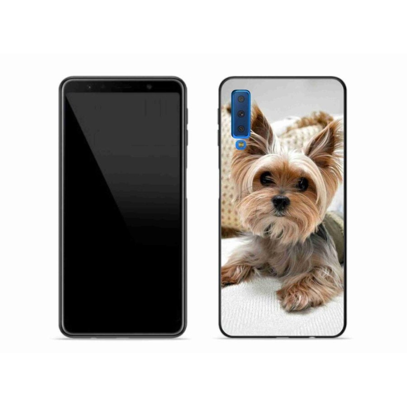 Gelový obal mmCase na mobil Samsung Galaxy A7 (2018) - jorkšír 5