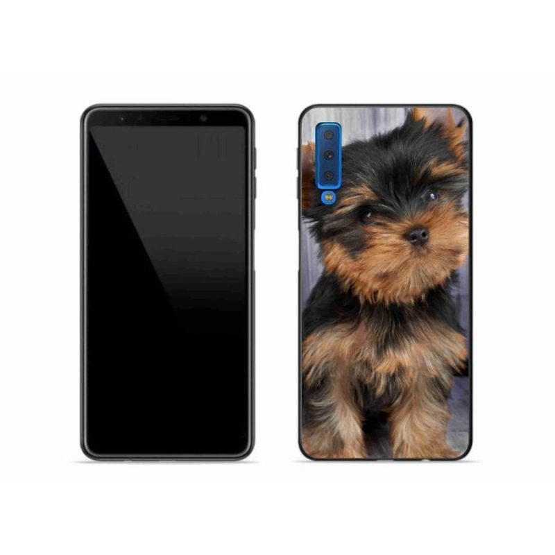 Gelový obal mmCase na mobil Samsung Galaxy A7 (2018) - jorkšír 9