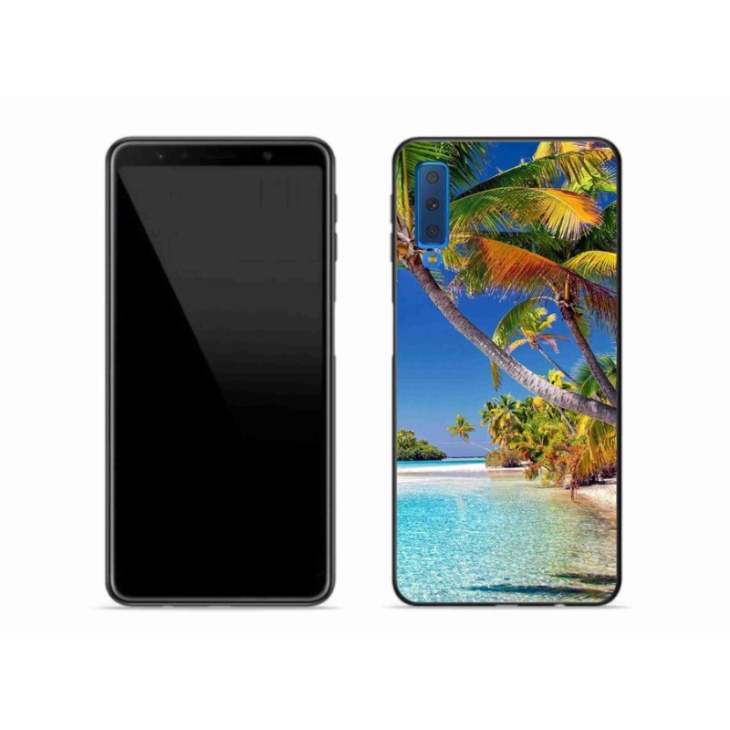 Gelový obal mmCase na mobil Samsung Galaxy A7 (2018) - mořská pláž