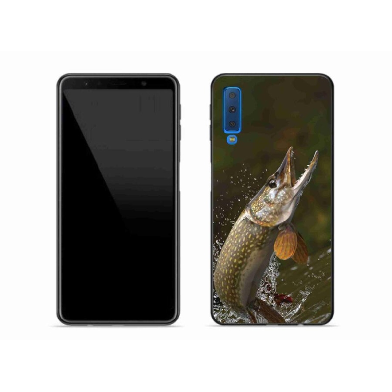 Gelový obal mmCase na mobil Samsung Galaxy A7 (2018) - štika