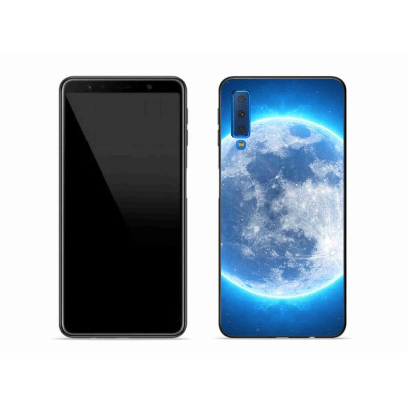 Gelový obal mmCase na mobil Samsung Galaxy A7 (2018) - zeměkoule