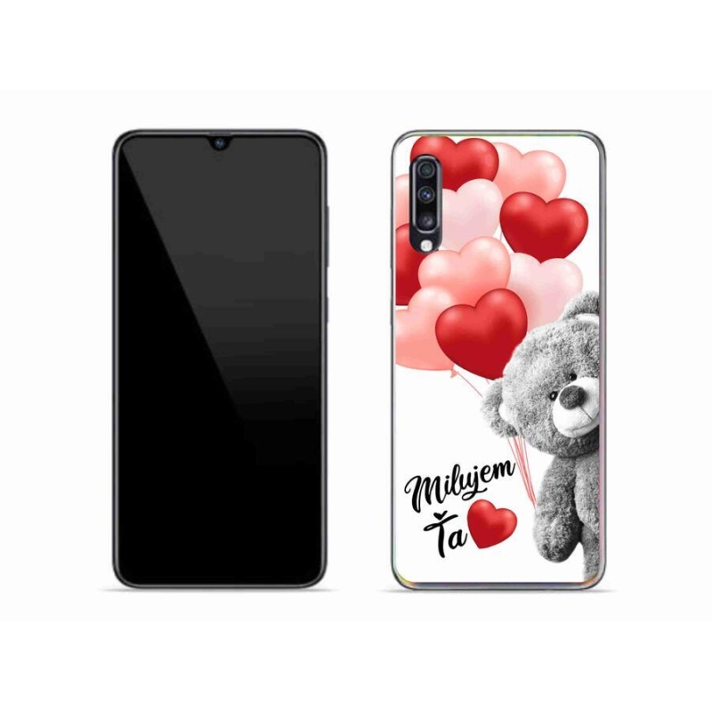 Gelový obal mmCase na mobil Samsung Galaxy A70 - milujem Ťa sk