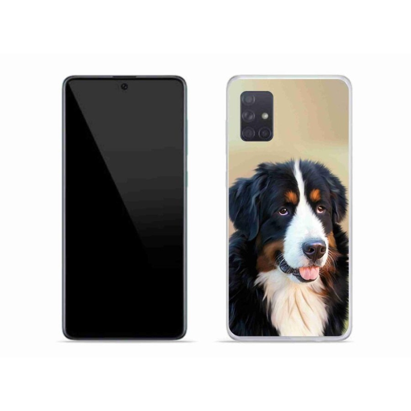 Gelový obal mmCase na mobil Samsung Galaxy A71 - bernský salašnický pes