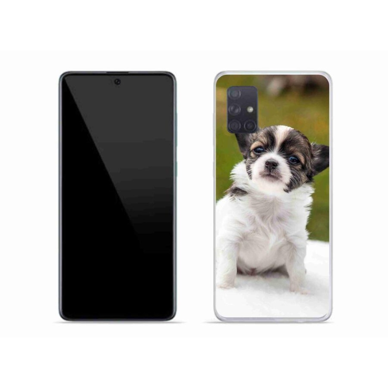 Gelový obal mmCase na mobil Samsung Galaxy A71 - čivava 4