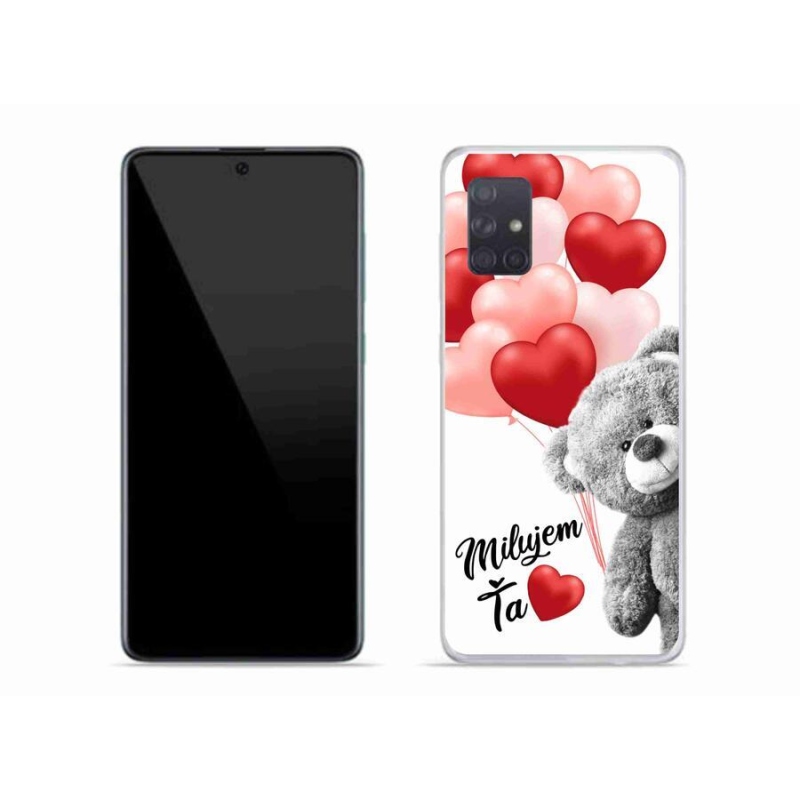 Gelový obal mmCase na mobil Samsung Galaxy A71 - milujem Ťa sk