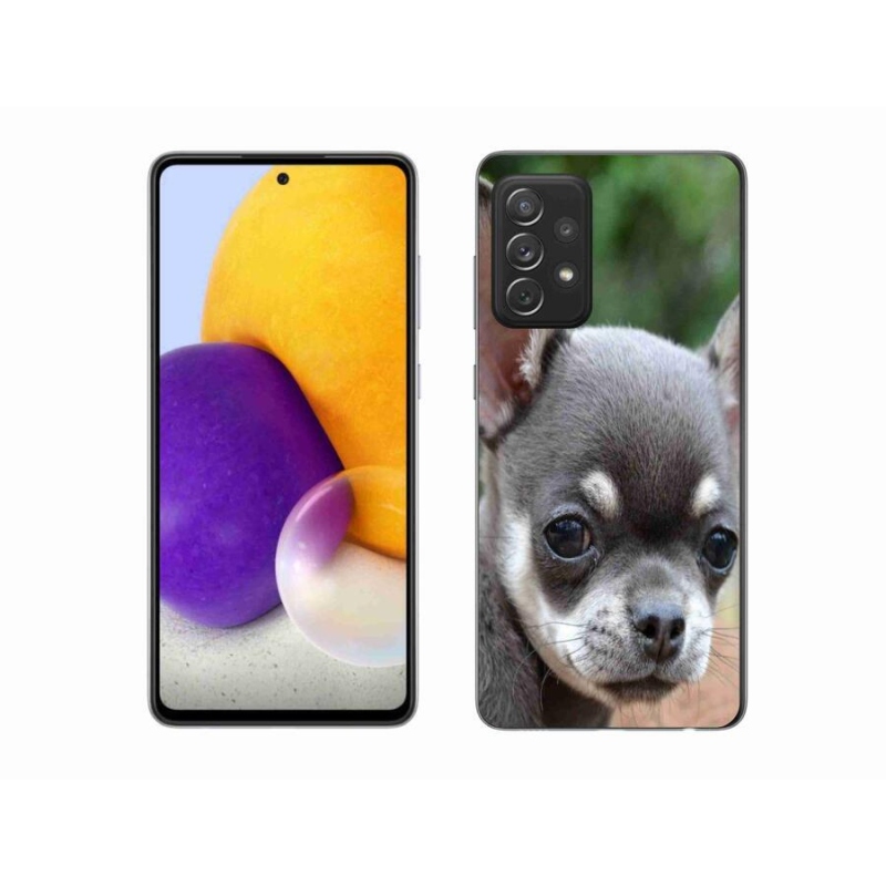 Gelový obal mmCase na mobil Samsung Galaxy A72/A72 5G - čivava