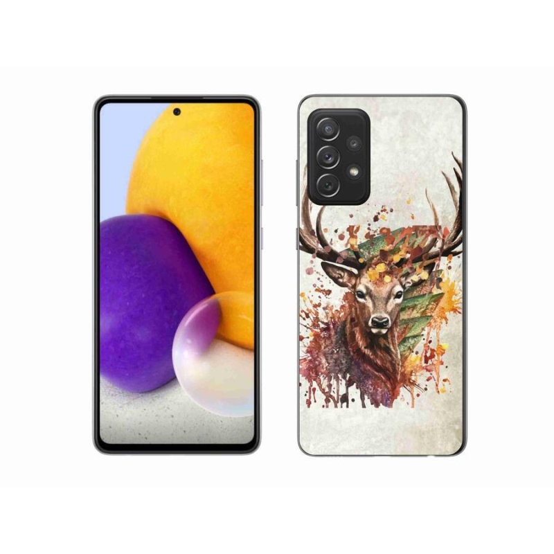 Gelový obal mmCase na mobil Samsung Galaxy A72/A72 5G - jelen 1