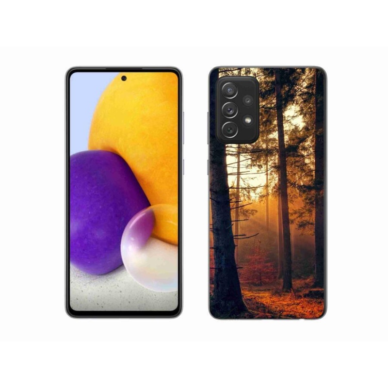 Gelový obal mmCase na mobil Samsung Galaxy A72/A72 5G - les
