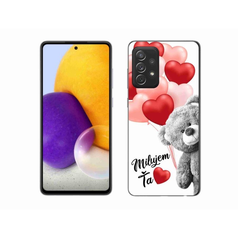 Gelový obal mmCase na mobil Samsung Galaxy A72/A72 5G - milujem Ťa sk
