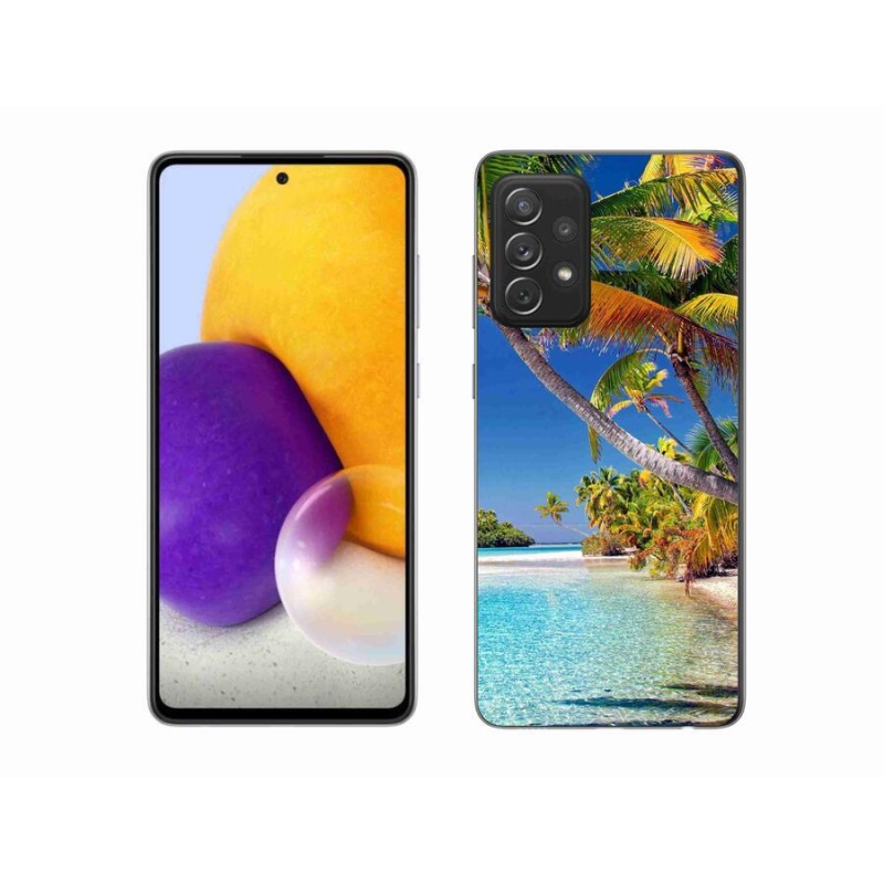 Gelový obal mmCase na mobil Samsung Galaxy A72/A72 5G - mořská pláž