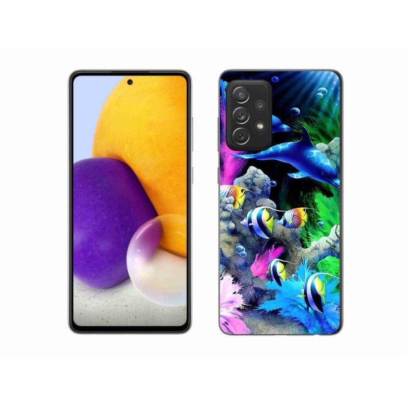 Gelový obal mmCase na mobil Samsung Galaxy A72/A72 5G - mořský svět