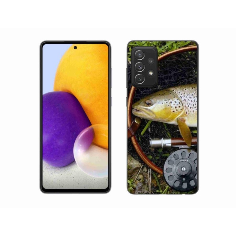 Gelový obal mmCase na mobil Samsung Galaxy A72/A72 5G - pstruh 2