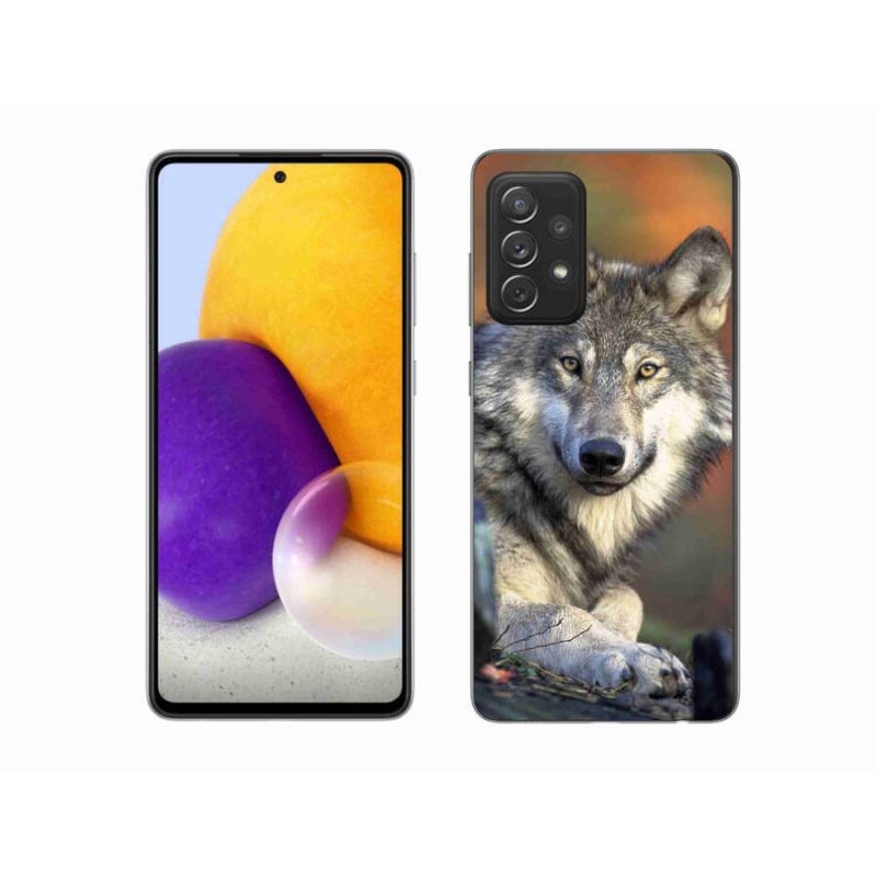 Gelový obal mmCase na mobil Samsung Galaxy A72/A72 5G - vlk