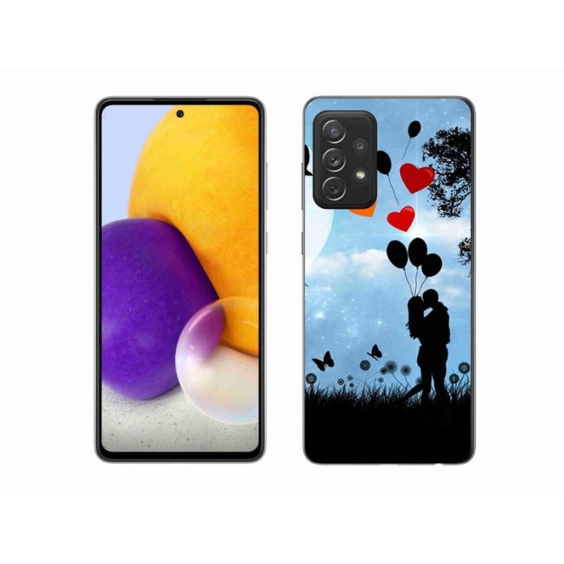 Gelový obal mmCase na mobil Samsung Galaxy A72/A72 5G - zamilovaný pár