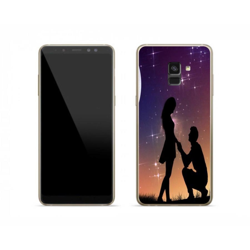 Gelový obal mmCase na mobil Samsung Galaxy A8 (2018) - žádost o ruku