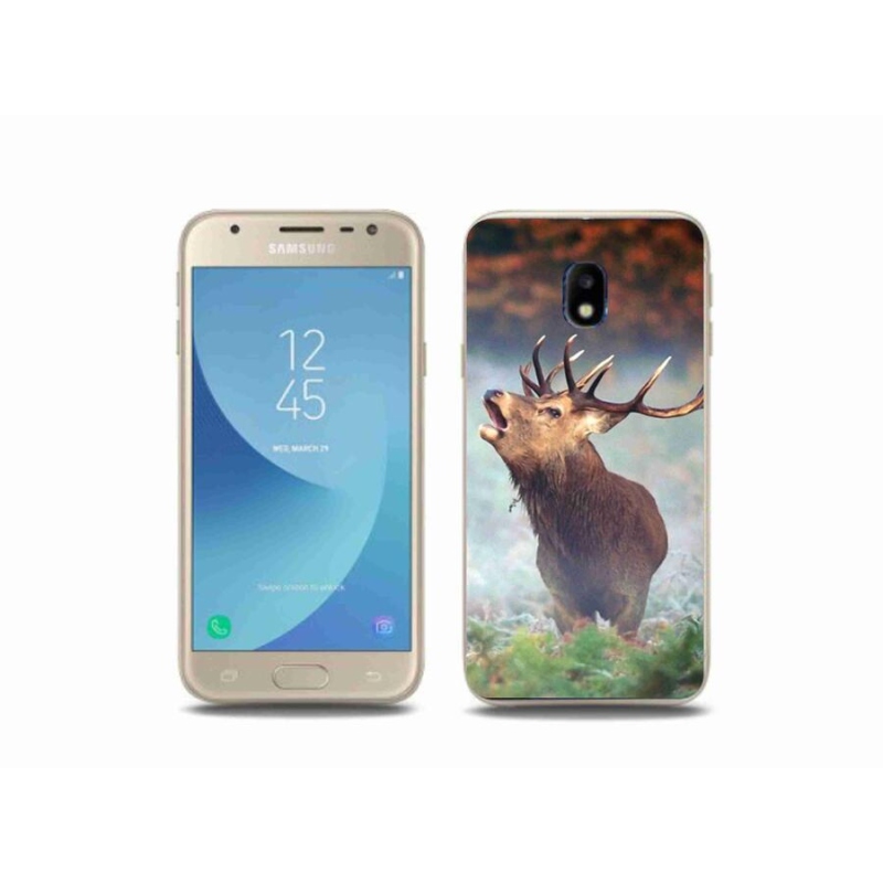 Gelový obal mmCase na mobil Samsung Galaxy J3 (2017) - jelen 2