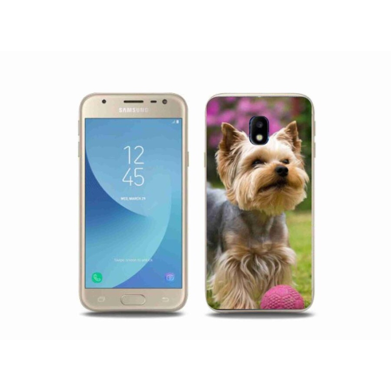 Gelový obal mmCase na mobil Samsung Galaxy J3 (2017) - jorkšír 4