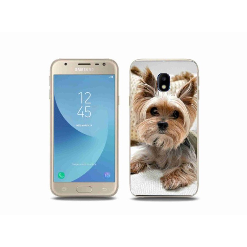 Gelový obal mmCase na mobil Samsung Galaxy J3 (2017) - jorkšír 5