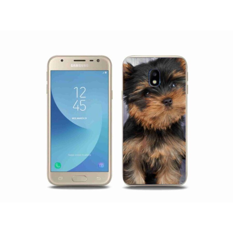 Gelový obal mmCase na mobil Samsung Galaxy J3 (2017) - jorkšír 9