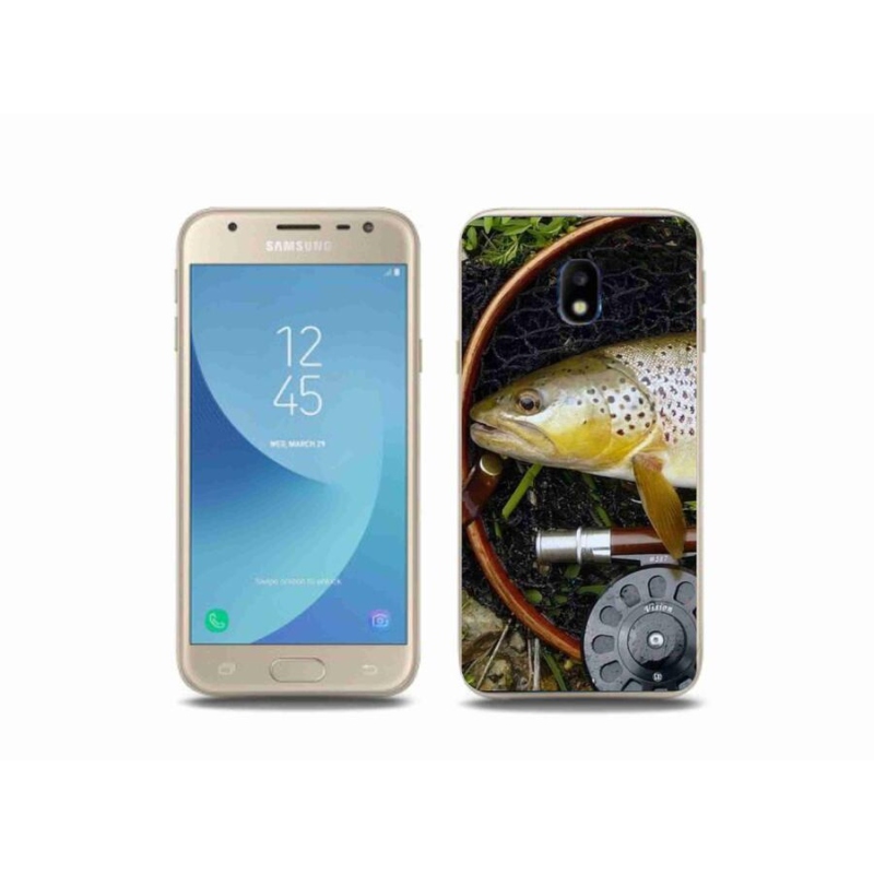 Gelový obal mmCase na mobil Samsung Galaxy J3 (2017) - pstruh 2