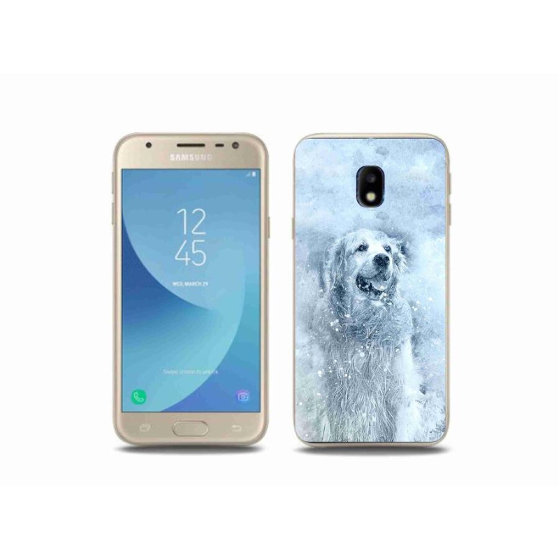 Gelový obal mmCase na mobil Samsung Galaxy J3 (2017) - retrívr